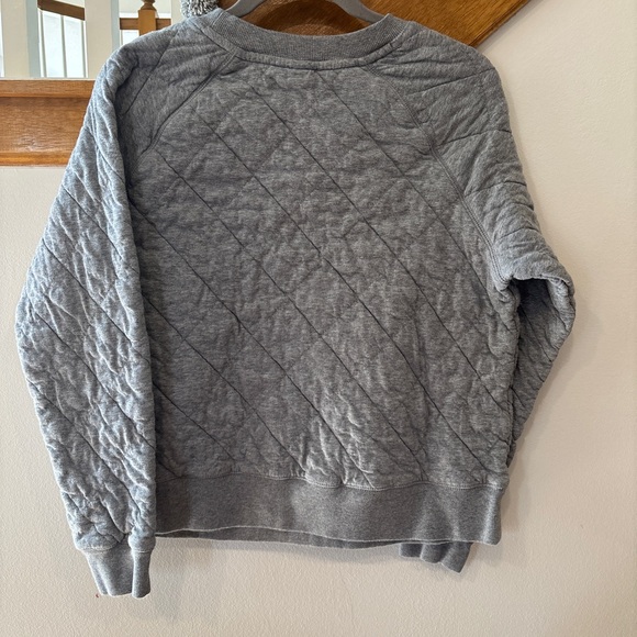 Old Navy Gray Quilted Women’s Sweatshirt - Large Tall - Picture 5 of 5